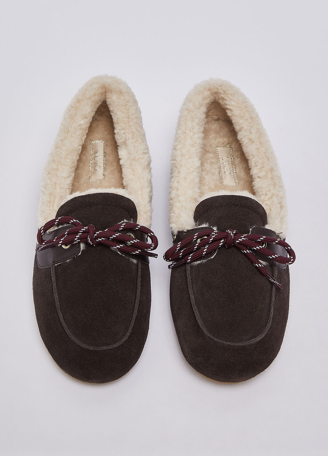 Mokassins warm aus Veloursleder Mokka Liu Jo - large image number 3