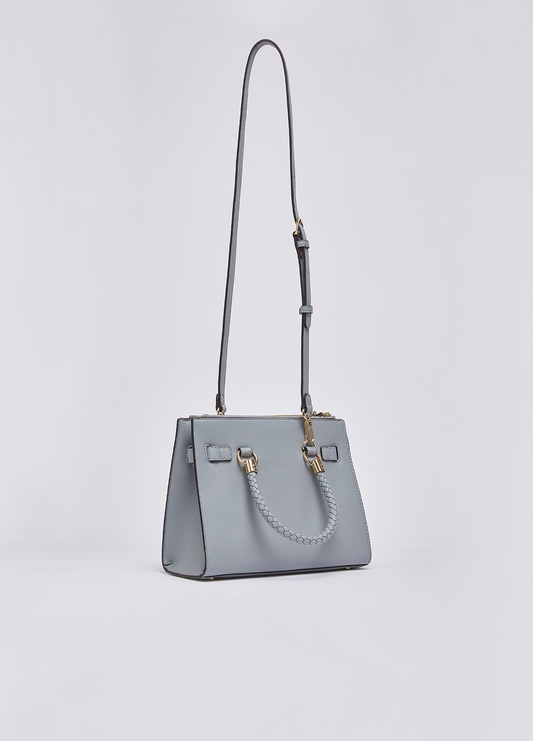 Borsa satchel piccola con charms azzurro Liu Jo - large image number 3