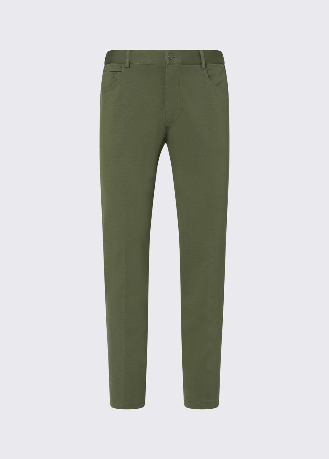 Slim-fit trousers thyme green Liu Jo - large image number 6
