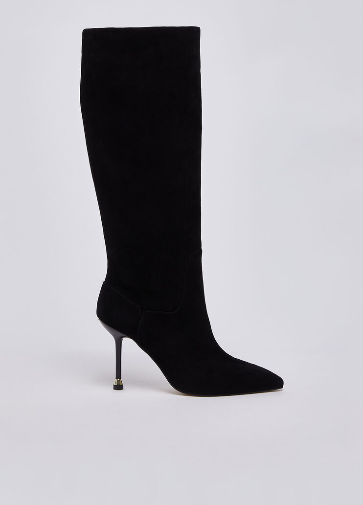 Knee-high boots in suede black Liu Jo - medium