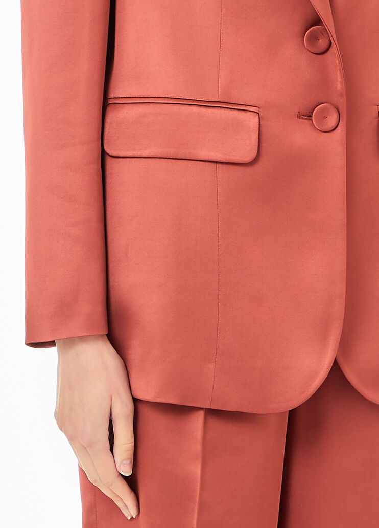 Satin suit blazer brown Liu Jo - large image number 2