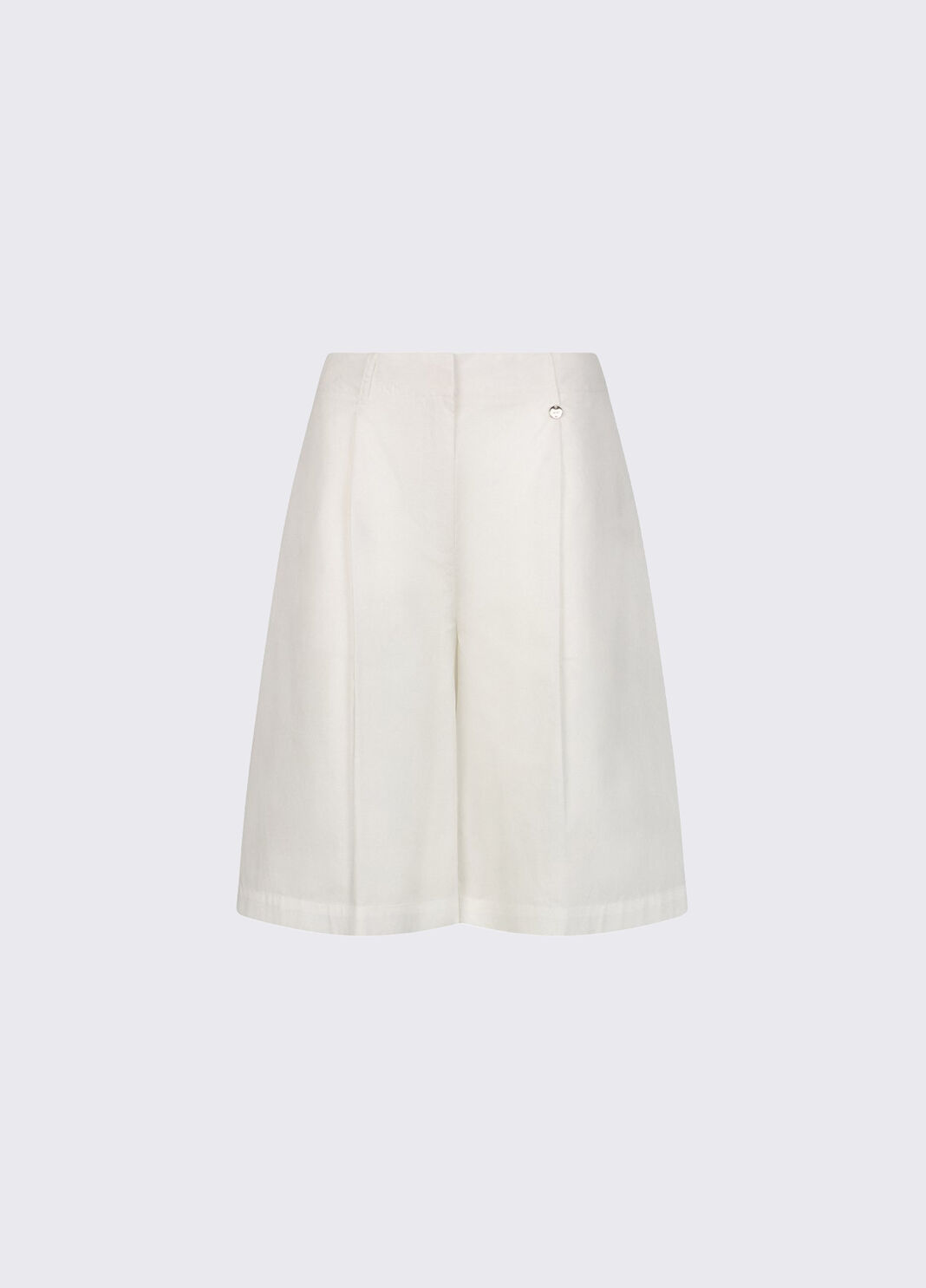 Poplin Bermuda shorts white wool Liu Jo - large image number 6