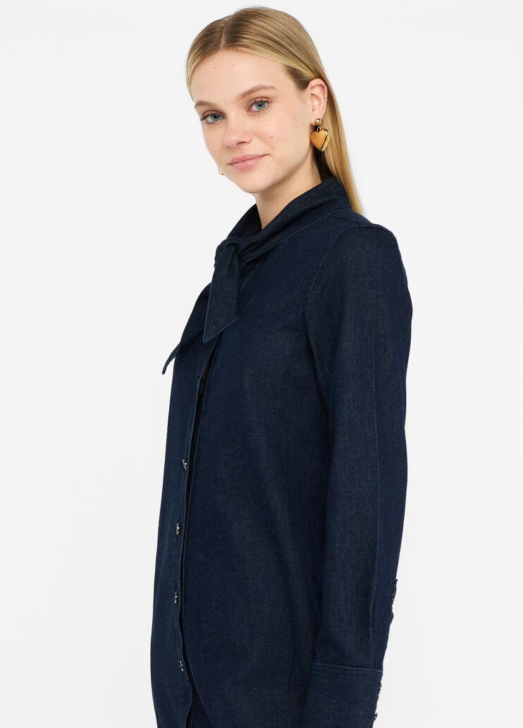 Denim shirt dress classic wash Liu Jo - large image number 3 Denim shirt dress classic wash Liu Jo - large image number 3
