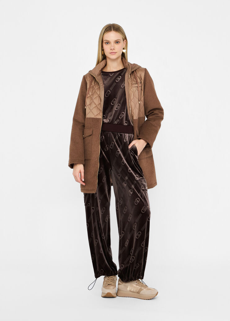 Chenille jogging pants chocolate/liu jo Liu Jo - medium