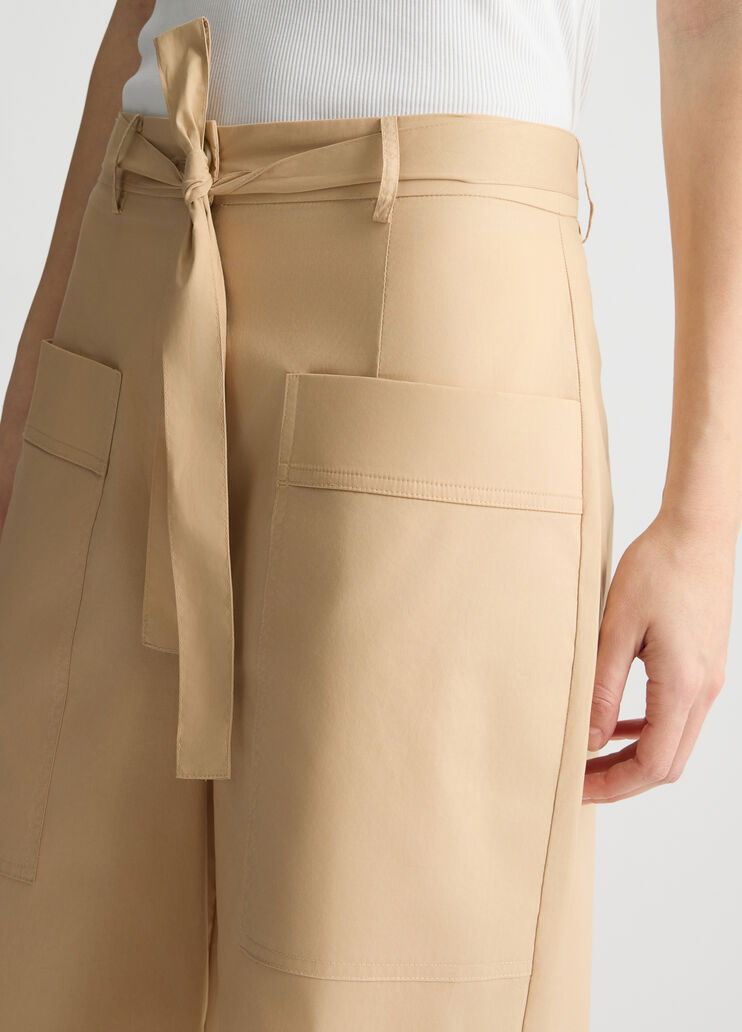 Beige poplin trousers beige Liu Jo - large image number 2 Beige poplin trousers beige Liu Jo - large image number 2