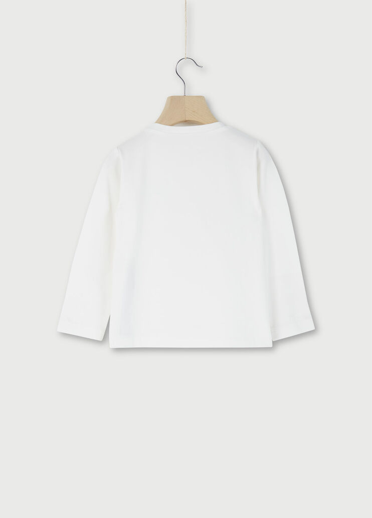 T-shirt with jewel beads White Liu Jo - large image number 1 T-shirt with jewel beads White Liu Jo - large image number 1