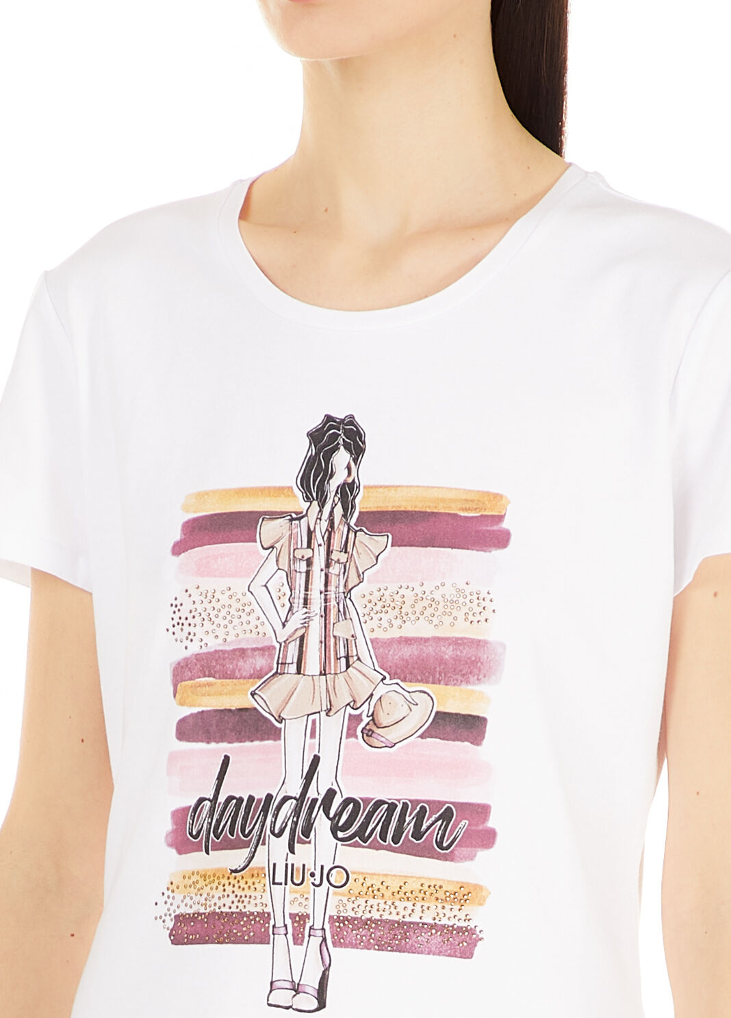 Camiseta con estampado Blanco Liu Jo - large image number 2