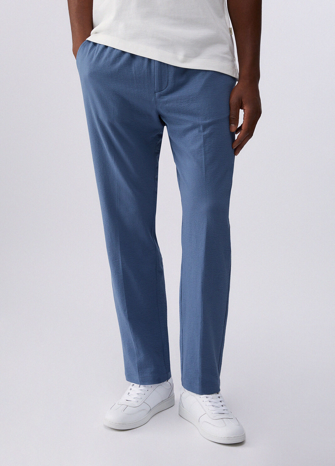 Seersucker trousers  blue Liu Jo - large image number 0