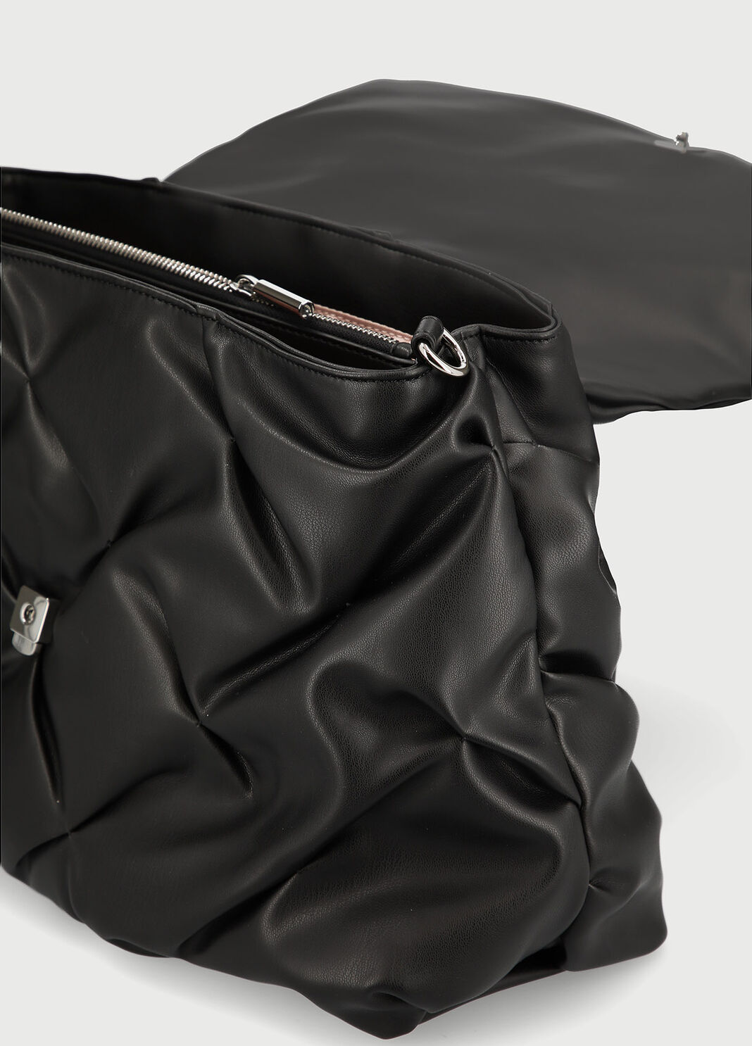 Handbag with logo Black Liu Jo - large image number 3