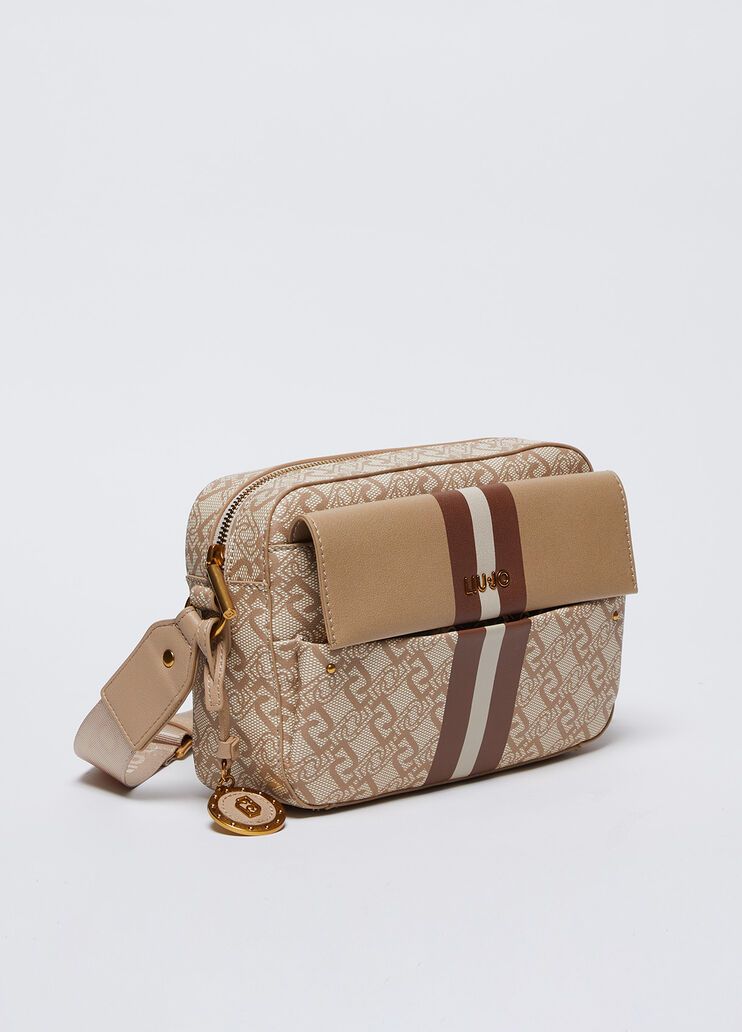 Medium crossbody bag with charm beige Liu Jo - medium