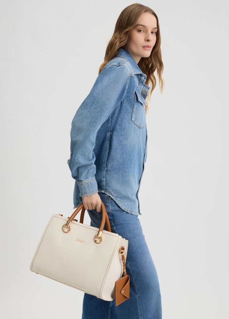 White and brown handbag cream Liu Jo - medium White and brown handbag cream Liu Jo - medium