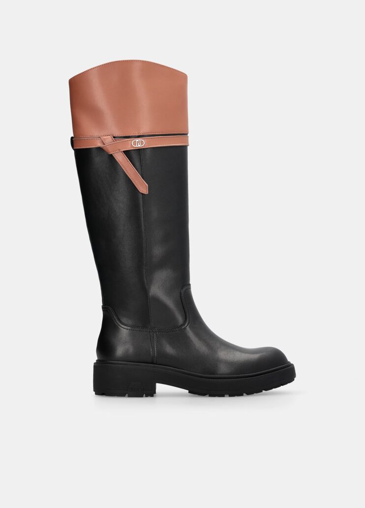 High leather boots black Liu Jo - medium