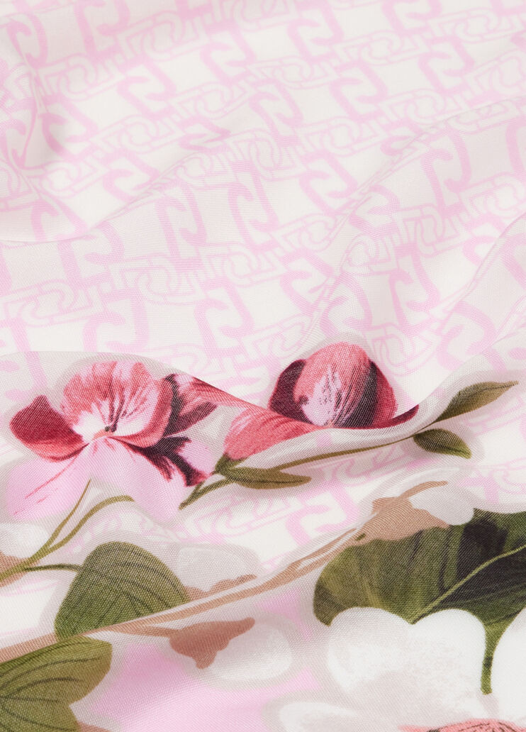 Stola mit Blumenprint Hellbeige Liu Jo - medium
