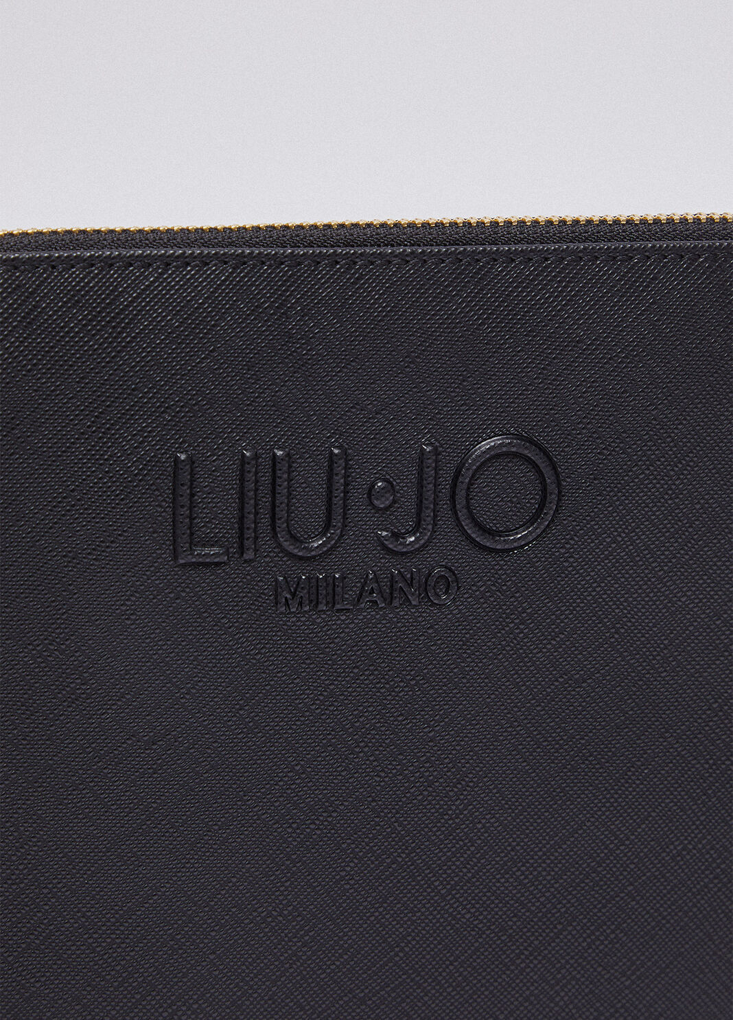 Pochette media con logo nero Liu Jo - large image number 4