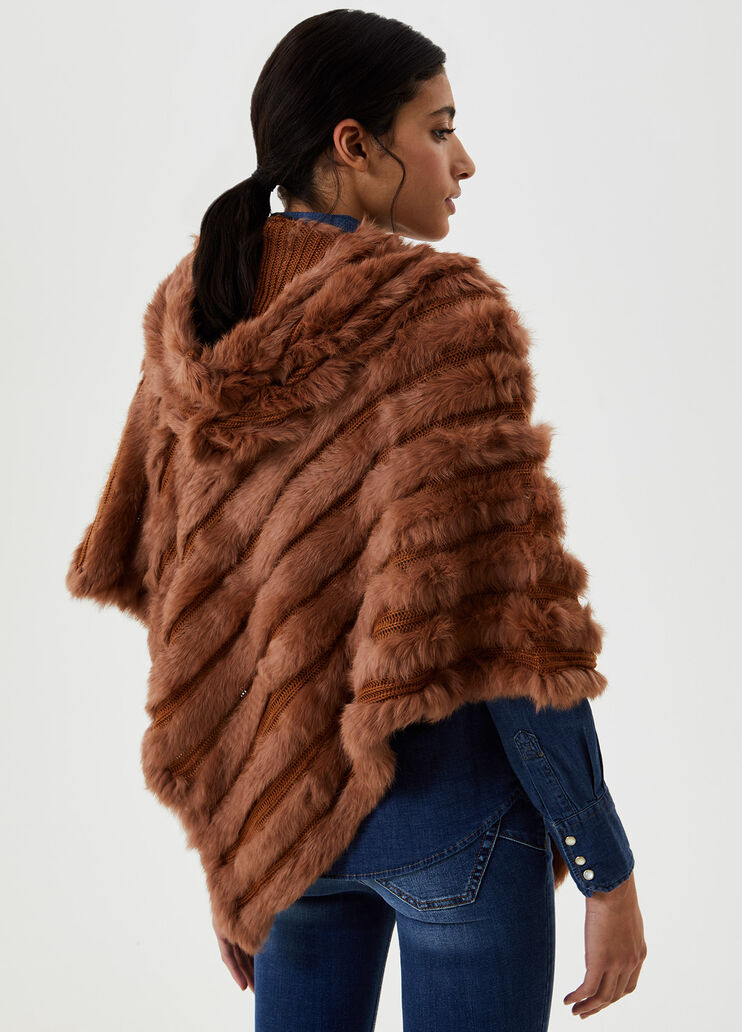Lapin poncho Brown Liu Jo - large image number 3 Lapin poncho Brown Liu Jo - large image number 3