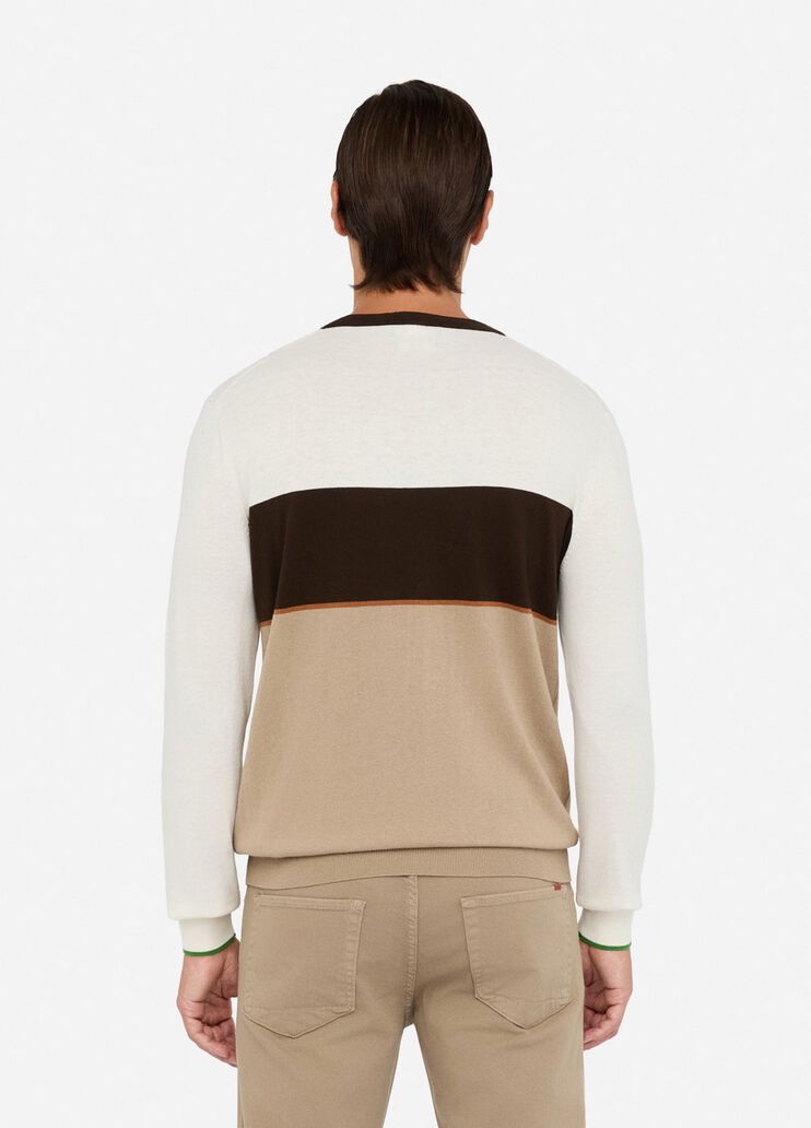 Maglia in cotone e seta marrone Liu Jo - large image number 1