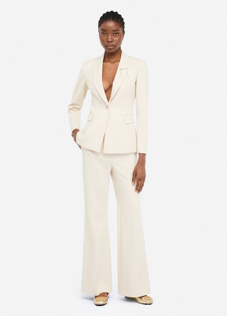 Blazer with brooch detail white Liu Jo - medium