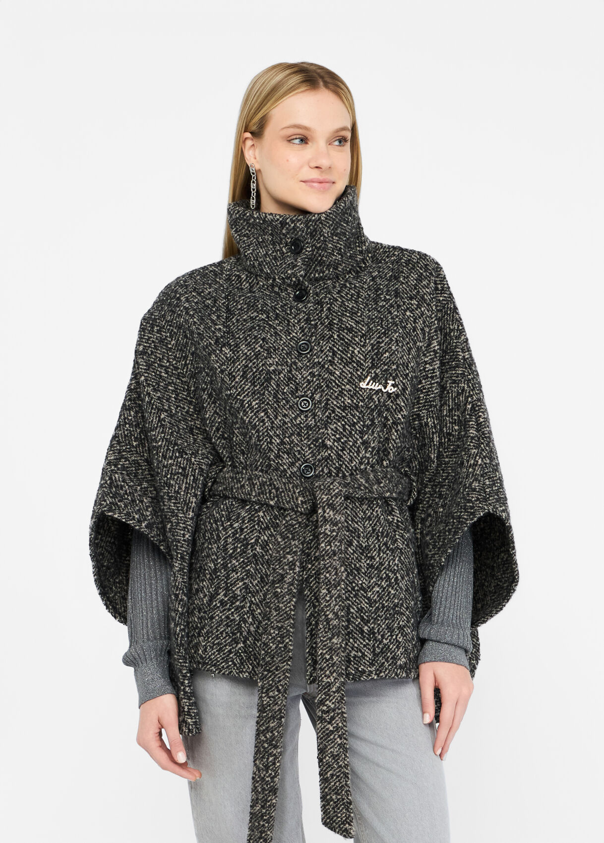 ポンチョ・ケープ LIU JO Woman Cape Beige WA5330T6867 M9550 Poncho Women | Liu Jo