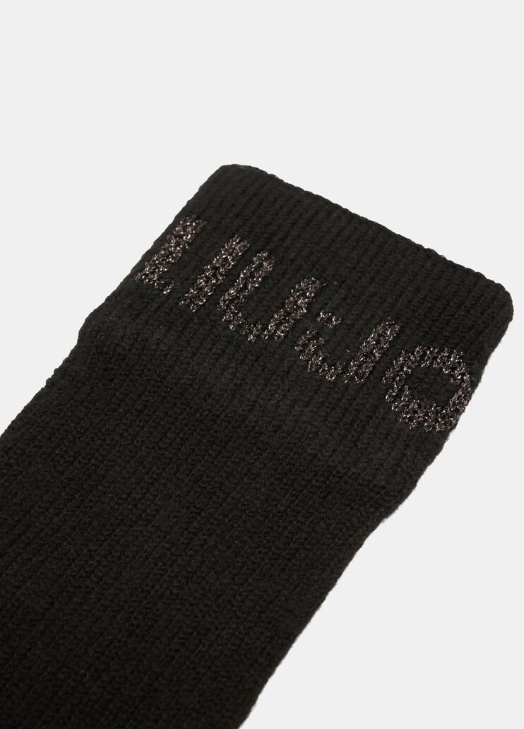 Gloves with logo black Liu Jo - large image number 3