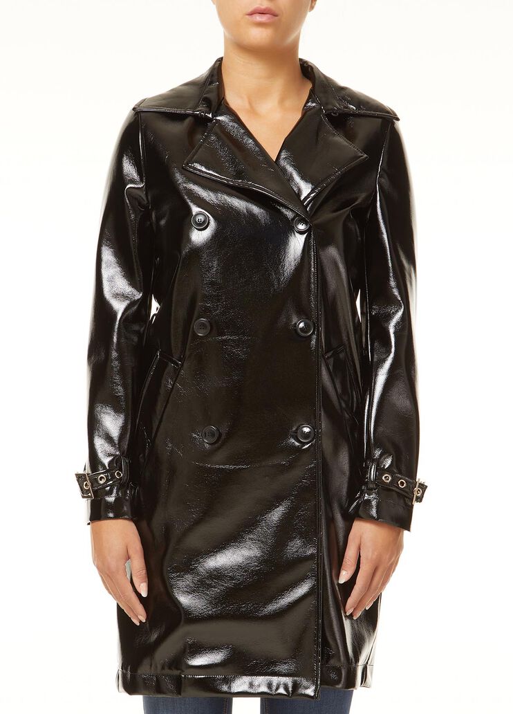 Vinyl trench coat Black Liu Jo - large image number 0 Vinyl trench coat Black Liu Jo - large image number 0