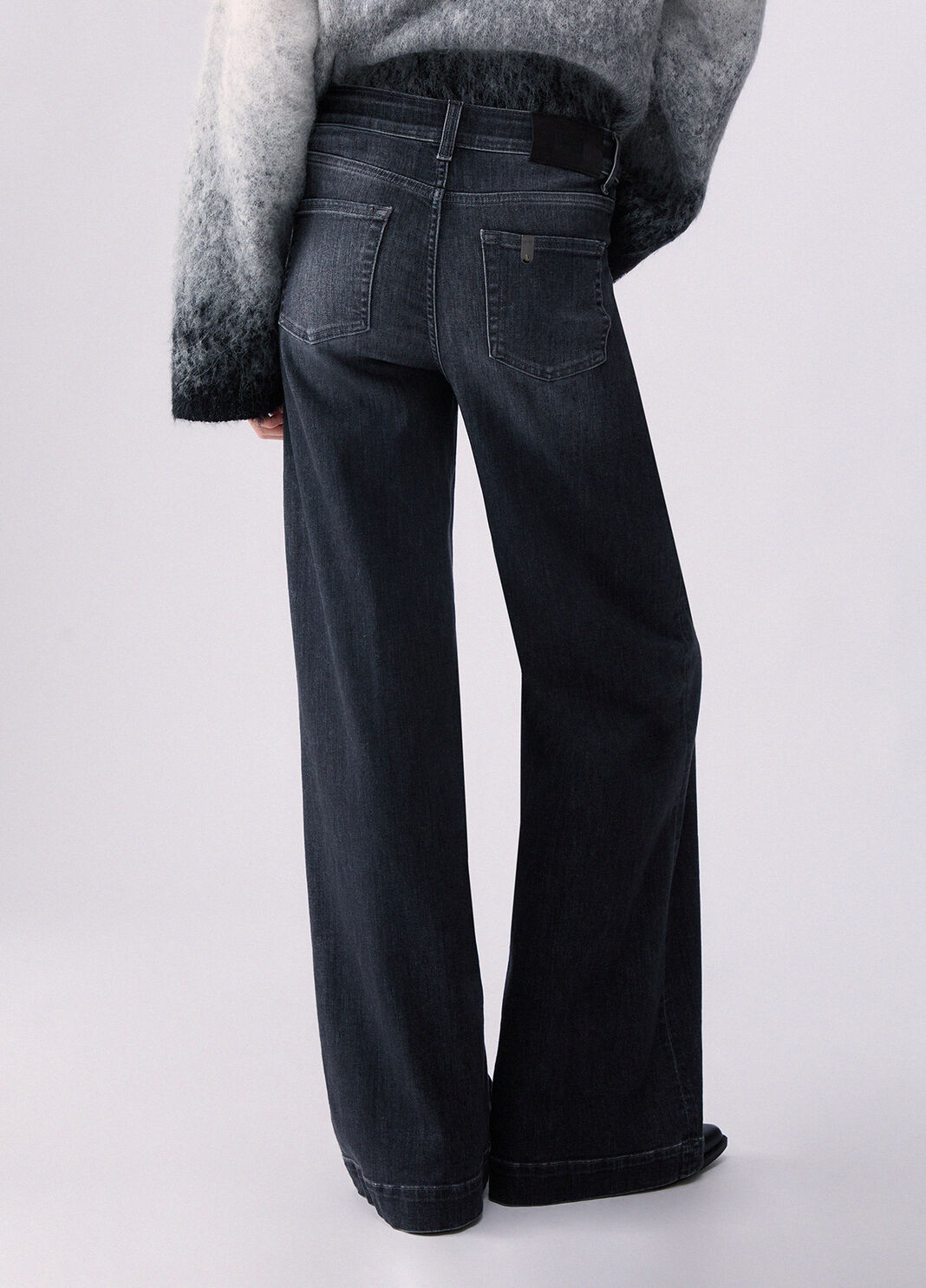 Jeans flare denim nero Liu Jo - large image number 1