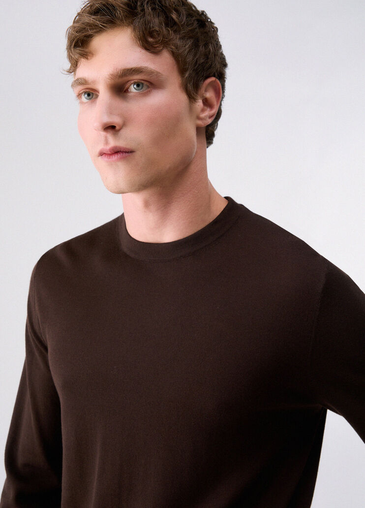 Merino Wool Sweater brown Liu Jo - medium
