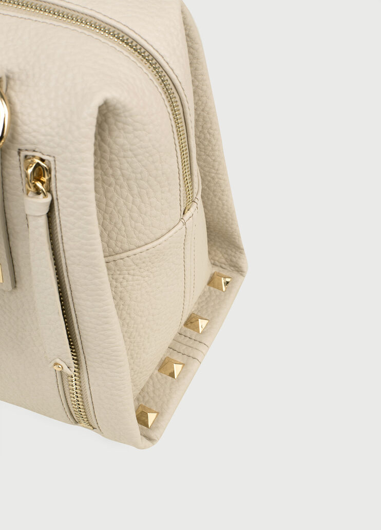 Boston bag with zip champagne Liu Jo - large image number 4