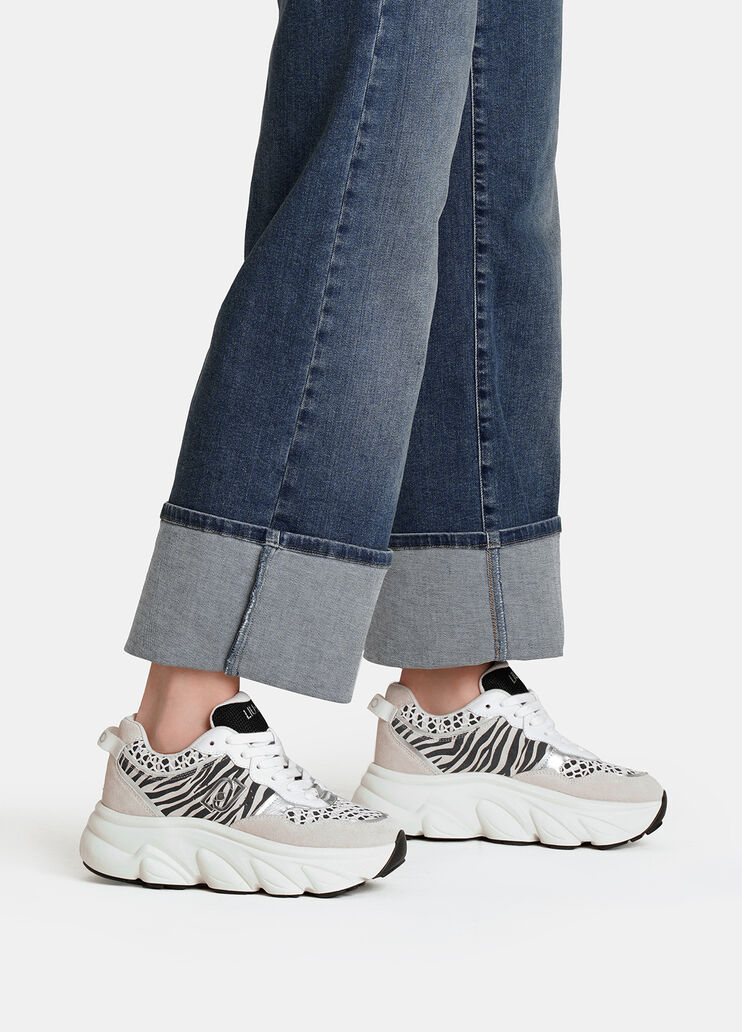Chunky animal-print sneakers zebra print Liu Jo - medium Chunky animal-print sneakers zebra print Liu Jo - medium