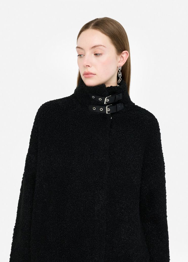 Bouclé knit coat black Liu Jo - medium Bouclé knit coat black Liu Jo - medium