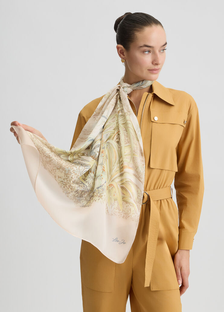 Shawl with print  green Liu Jo - medium Shawl with print  green Liu Jo - medium