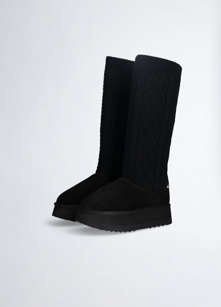 Knit platform boots black Liu Jo - large image number 2 Knit platform boots black Liu Jo - large image number 2