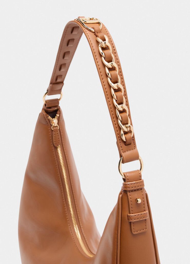 Large hobo bag with chain gingerbread Liu Jo - large image number 5 Large hobo bag with chain gingerbread Liu Jo - large image number 5