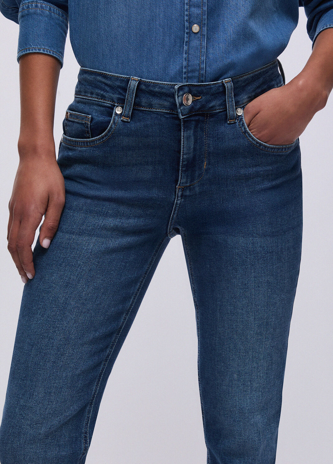 Jeans slim fit denim blu scuro Liu Jo - large image number 4