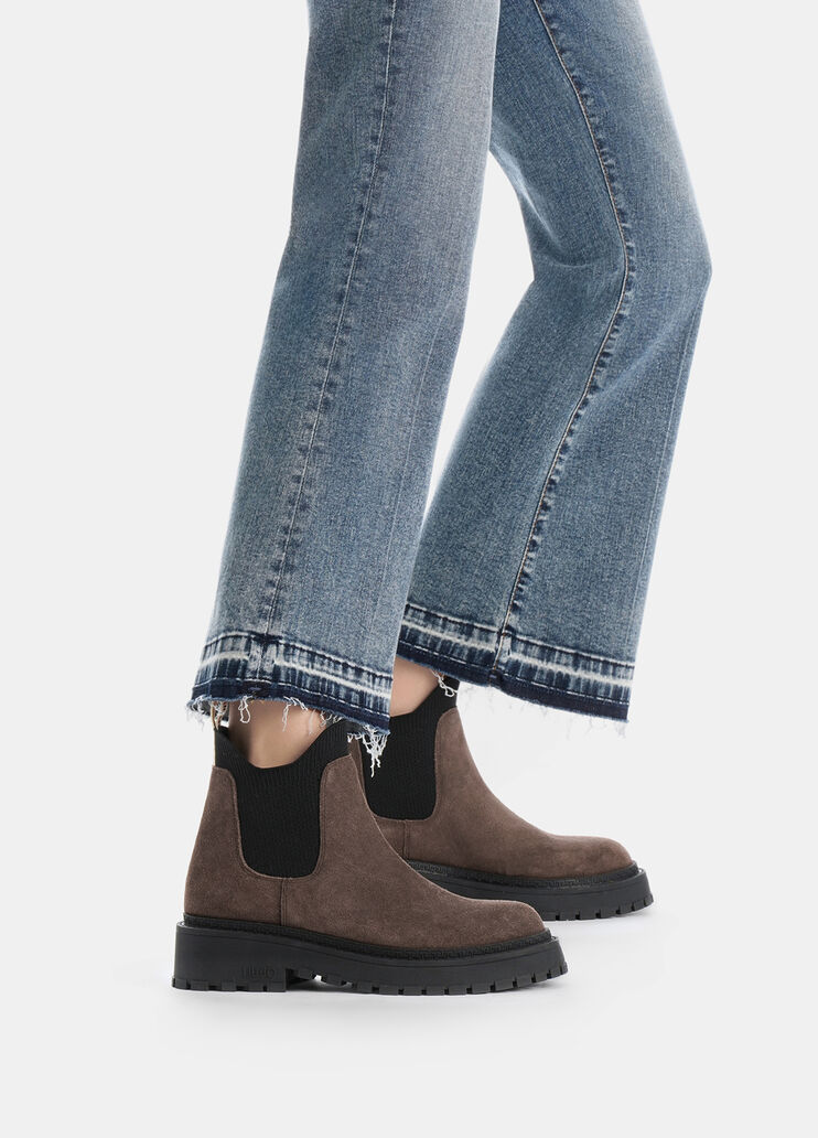 Stivaletti beatles in suede ebano Liu Jo - large image number 0