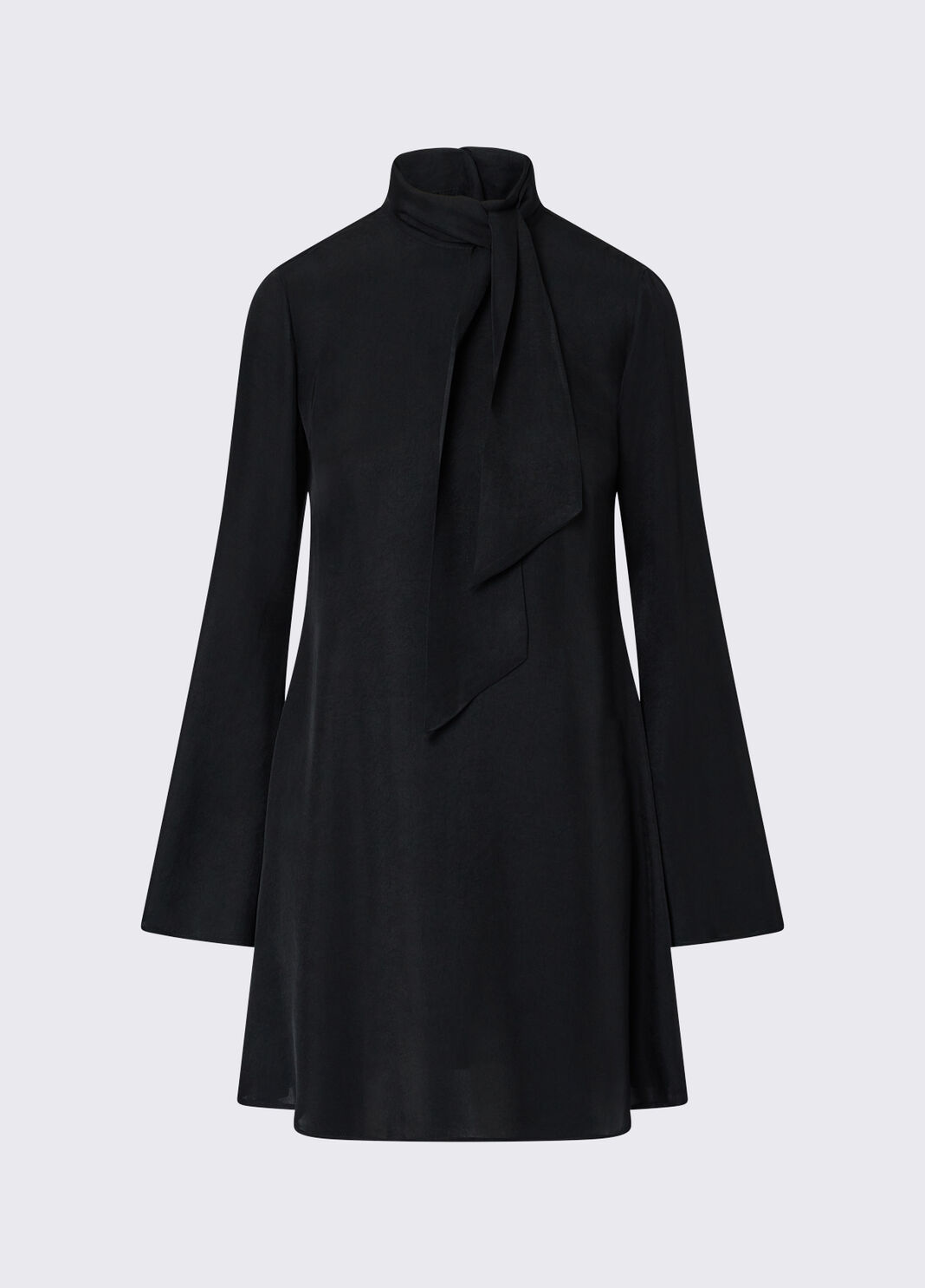 Abito corto in twill nero Liu Jo - large image number 6