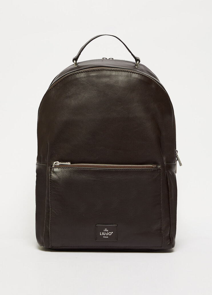 Rucksack aus Leder Dunkelbraun Liu Jo - large image number 0 Rucksack aus Leder Dunkelbraun Liu Jo - large image number 0