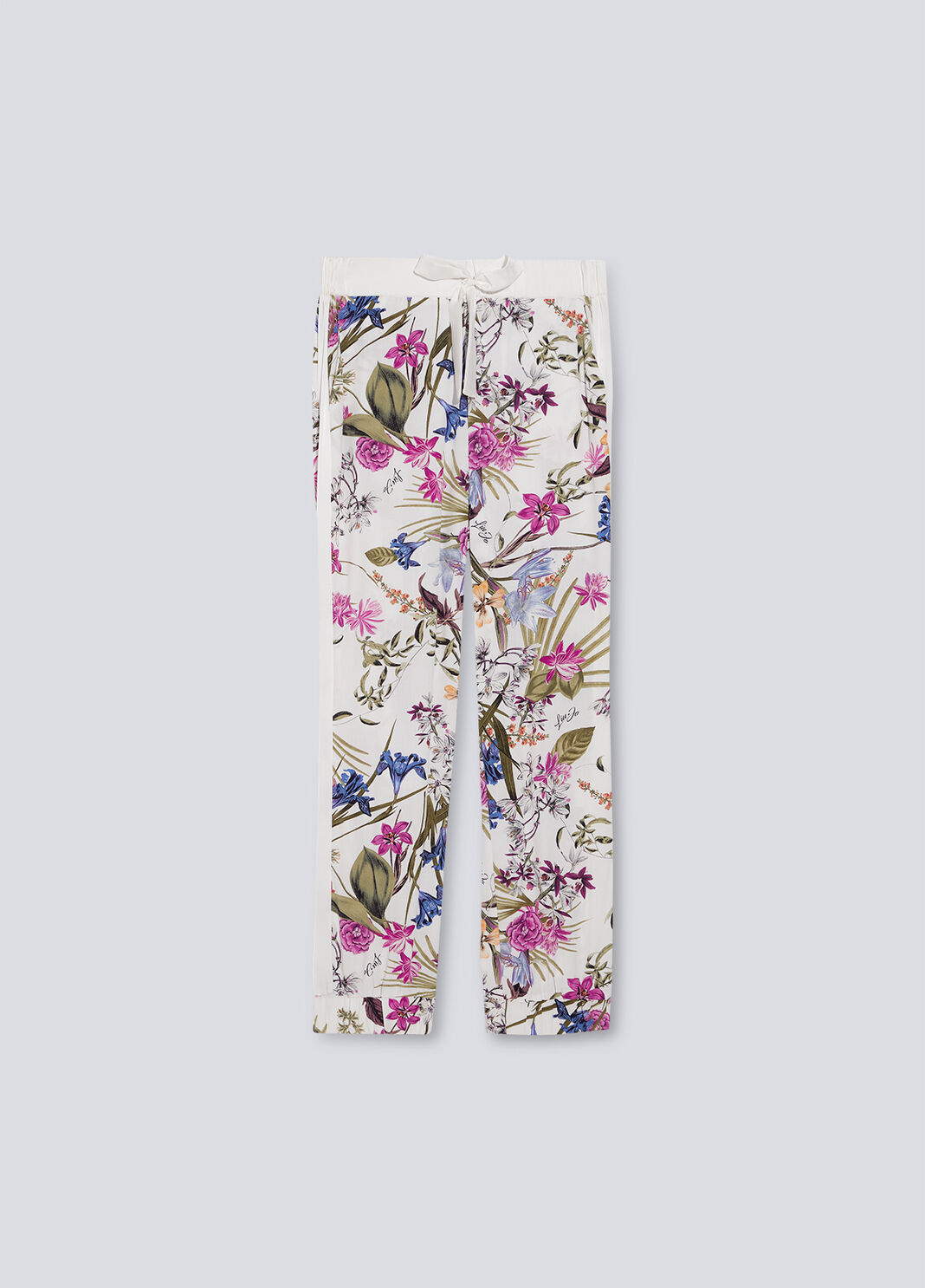 Pantalone joggers a fiori bianco Liu Jo - large image number 4