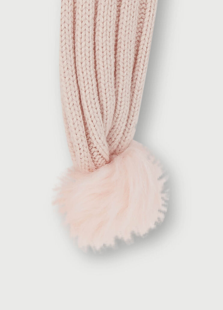 Scarf with pompoms Pink Liu Jo - large image number 1