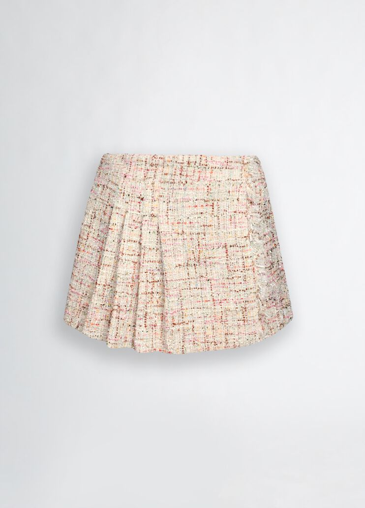 Multi-coloured fringed shorts beige Liu Jo - large image number 6 Multi-coloured fringed shorts beige Liu Jo - large image number 6