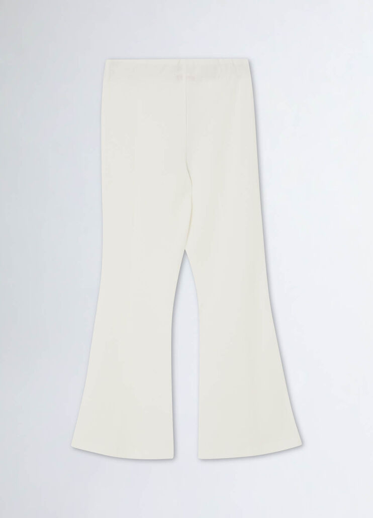 Flared trousers with slit white Liu Jo - medium Flared trousers with slit white Liu Jo - medium