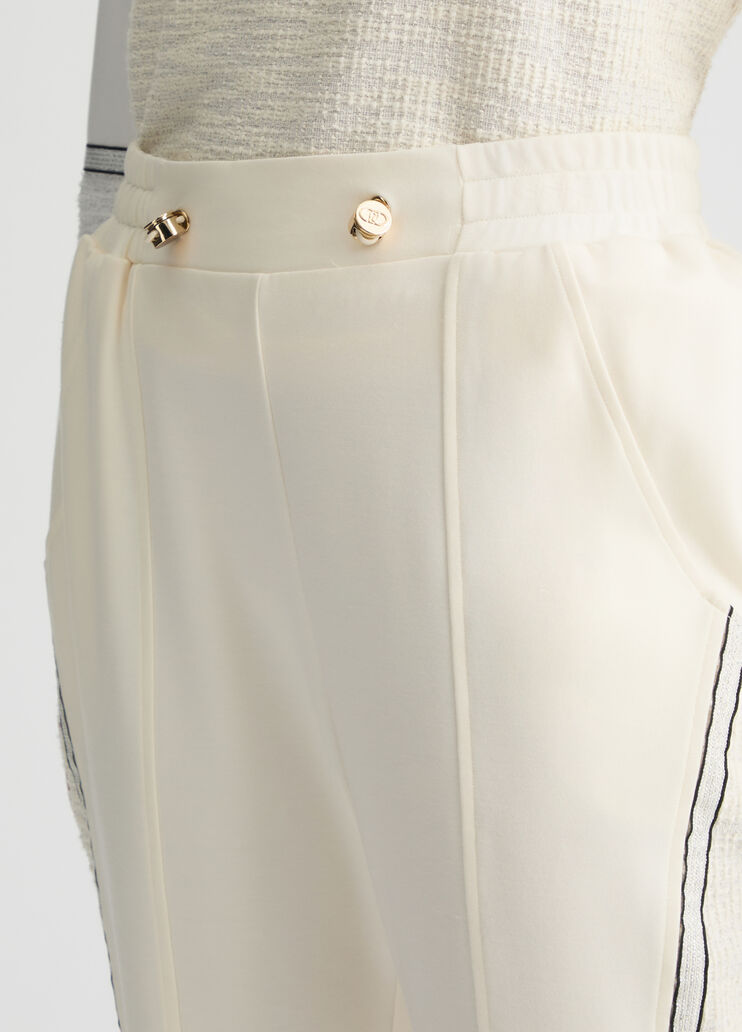 Jogging pants in jersey white Liu Jo - large image number 2 Jogging pants in jersey white Liu Jo - large image number 2