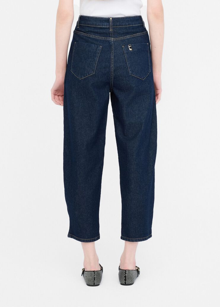 Cropped balloon jeans classic wash Liu Jo - large image number 1 Cropped balloon jeans classic wash Liu Jo - large image number 1