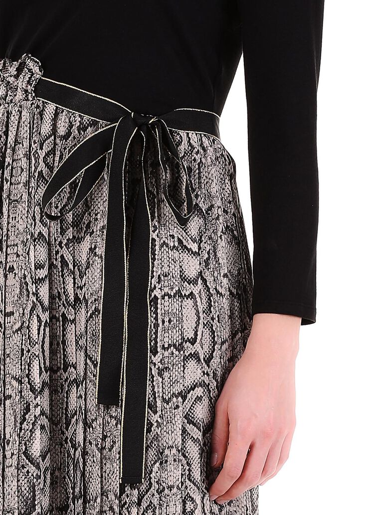 Robe midi avec ceinture python Liu Jo - large image number 2 Robe midi avec ceinture python Liu Jo - large image number 2