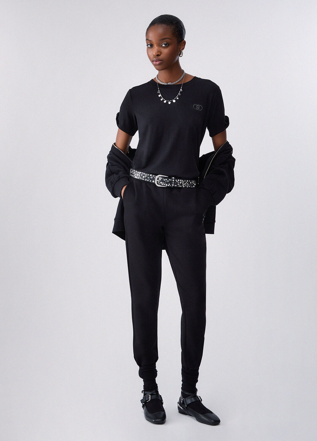 Scuba trousers black Liu Jo - large image number 5