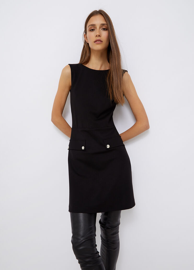 Платье-футляр с вырезом сзади чёрный Liu Jo - large image number 0