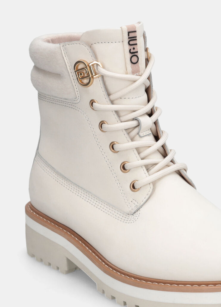 Stiefelette aus Veloursleder Weiß Liu Jo - large image number 6