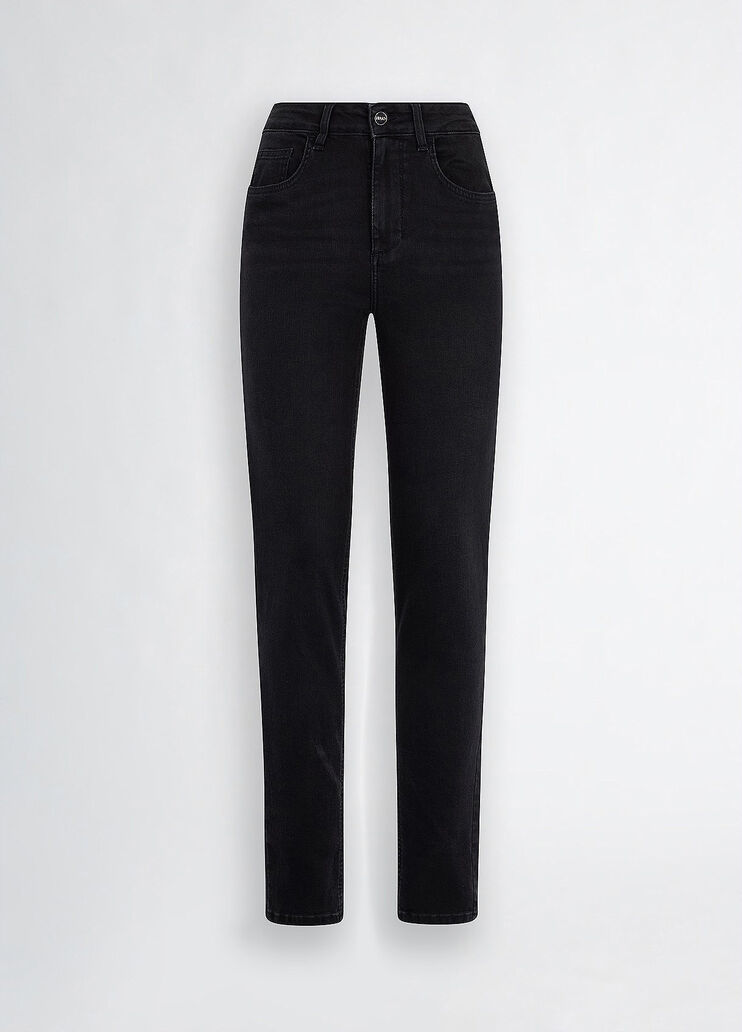 Black skinny jeans with rhinestones black denim Liu Jo - large image number 6 Black skinny jeans with rhinestones black denim Liu Jo - large image number 6