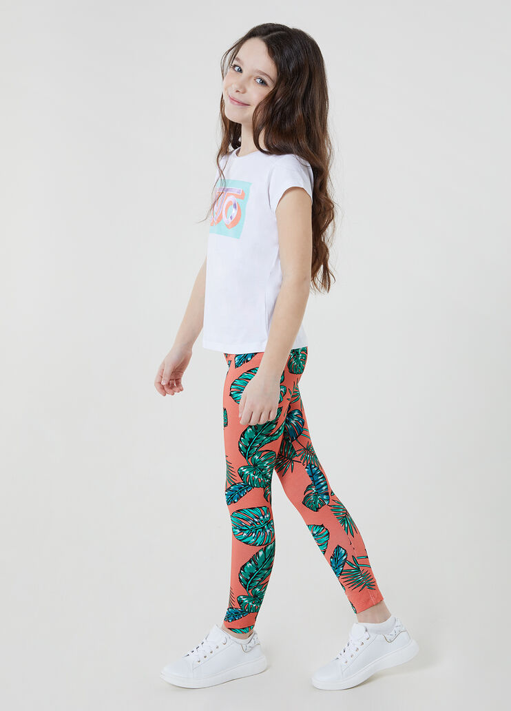 Legging avec imprimé tropical tropical Liu Jo - large image number 2 Legging avec imprimé tropical tropical Liu Jo - large image number 2