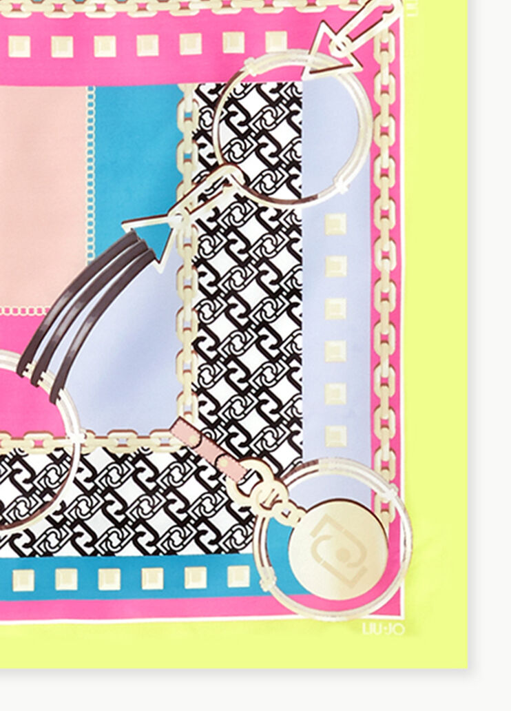 Printed foulard Yellow Liu Jo - large image number 0