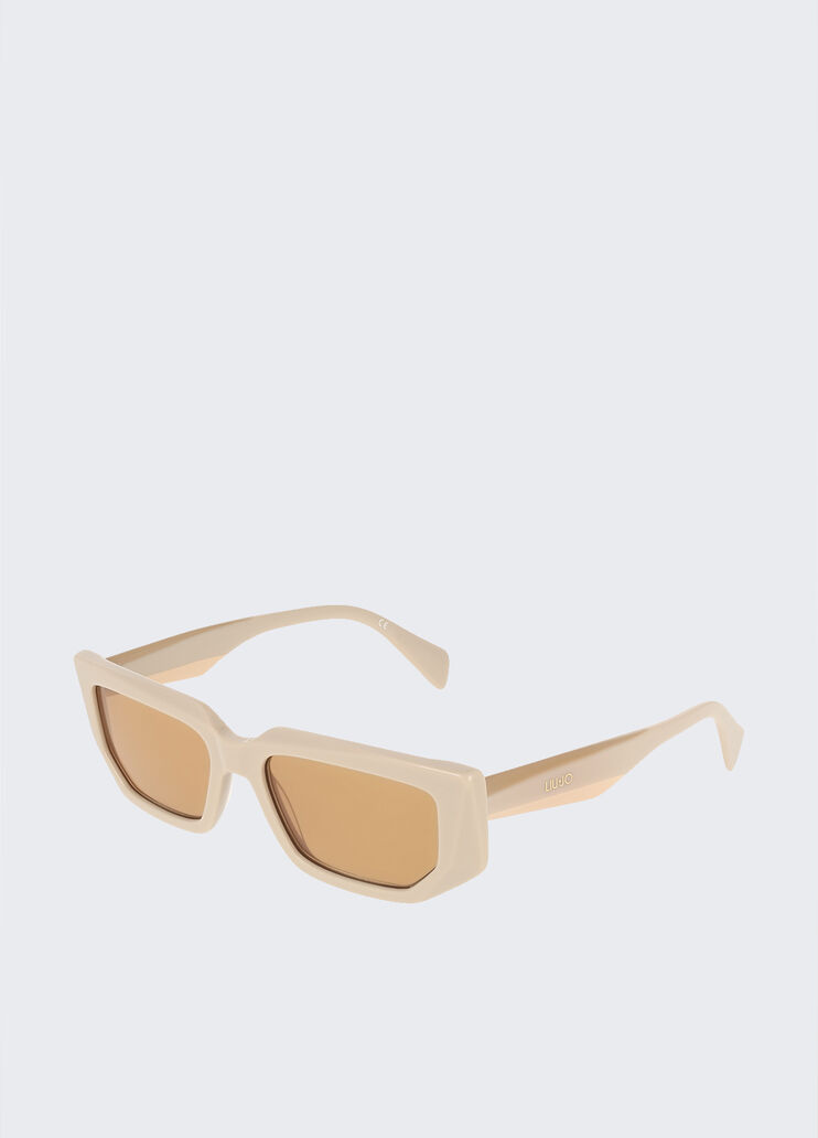 Rectangular sunglasses beige Liu Jo - large image number 1